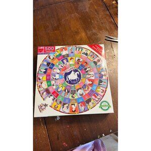 Sealed Votes For Women 500 Piece Round Puzzle With Informational Poster Included